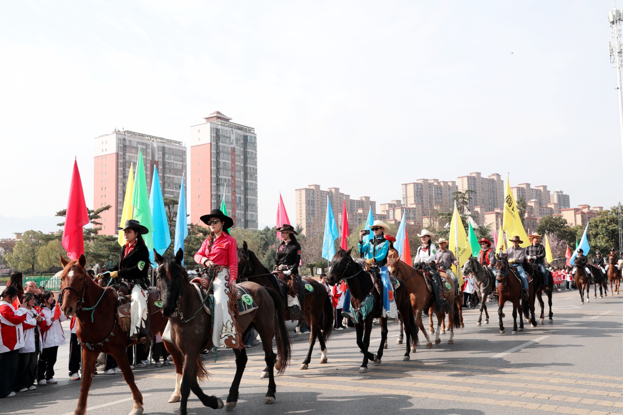 中国·汉中2025年“走马观花”首届马术耐力赛40公里达标赛举办